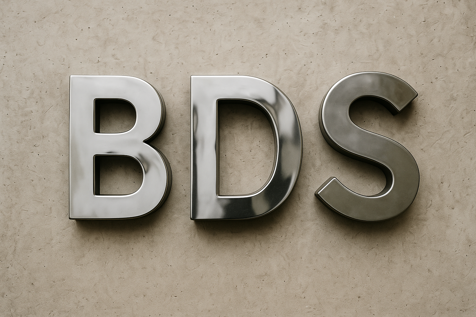 RVS letters voorbeeld